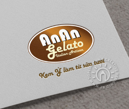Thiết kế logo chuyên nghiệp thương hiệu ANAN GELATO