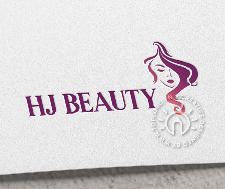Thiết kế logo chuyên nghiệp dịch vụ làm đẹp HJ Beauty
